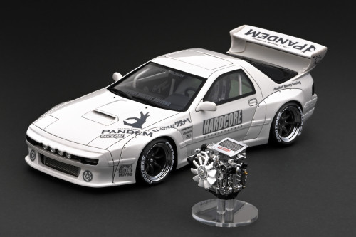 Mazda RX-7 ホワイト 1/18ignition model 1/18 Ignition Model Mazda Pandem RX-7 RX7 (FC3S) (White) Car Model