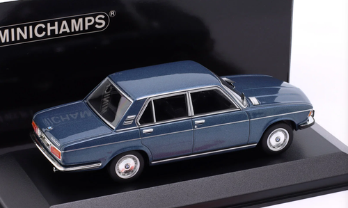 1/43 Minichamps 1968 BMW 2500 (E3) (Blue Metallic) Diecast Car Model