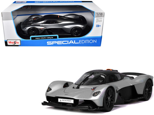 1/18 Maisto 2022 Aston Martin Valkyrie (Silver) Diecast Car Model