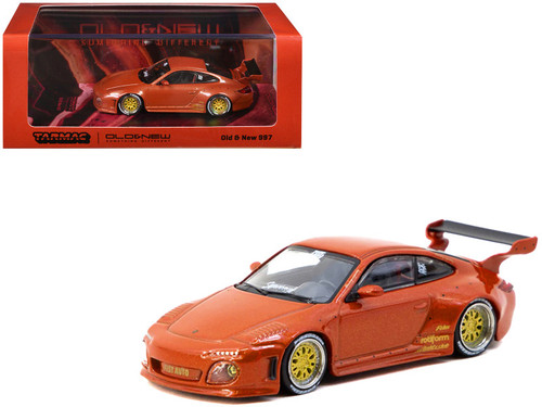 Porsche 997 Old & New Body Kit #118 White with Red and Blue