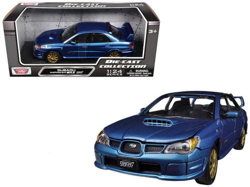 1/18 AUTOart 2006 Subaru Impreza WRX Sti (Blue) Diecast Car