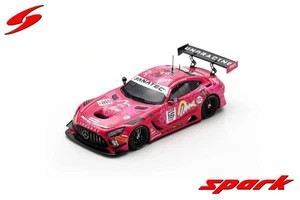 1/43 Spark Mercedes-AMG GT3 EVO No.16 Uno Racing Team with Landgraf 2nd PRO-AM class 24H Spa 2024 D. Pun – RIO – K. Tse – I. Dontje Car Model