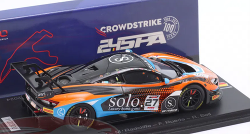1/43 Spark McLaren 720S GT3 EVO No.27 Optimum Motorsport 24H Spa 2024 O. Millroy – M. Radcliffe – F. Rueda – R. Bell Car Model