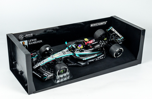 1/18 Minichamps 2024 Formula 1 Lewis Hamilton Mercedes-AMG F1 W15 #44 4th Austrian GP Car Model