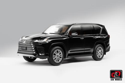 1/18 LCD Model Lexus LX600 (Black) Full Open Diecast Car Model