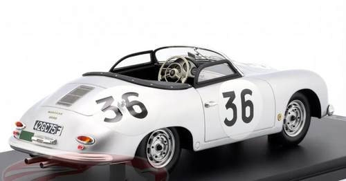 1/18 Spark Porsche 356 Speedster No.36 Le Mans 24H 1957 M. Stoline - R. Bourel Car Model