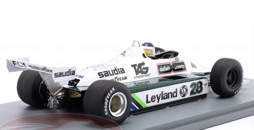 1/18 Spark Williams FW07C No.28 Winner Monaco GP 1980 Formula 1 Carlos Reutemann Car Model