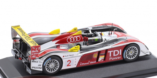 1/43 Altaya 2008 Audi R10 TDI #2 winner 24h LeMans Audi Sport North America Tom Kristensen, Rinaldo Capello, Allan McNish Car Model