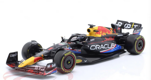1/24 BBurago 2023 Formula 1 Max Verstappen Red Bull RB19 #1 Winner USA GP Formula 1 World Champion Car Model