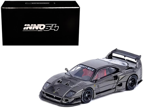 1/64 Inno Ferrari F40 LBWK (Chrome Black) Car Model