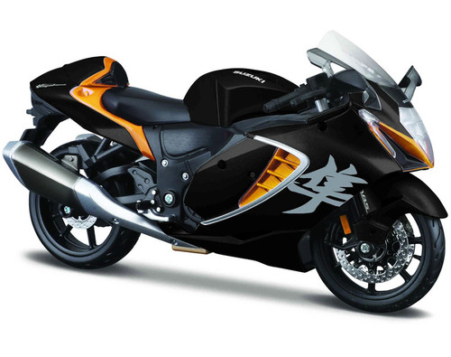 1/12 LCD Suzuki GSX-1300R Hayabusa (Black) Diecast Model