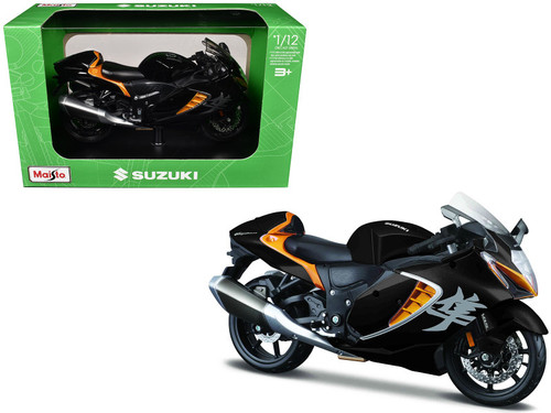 1/12 Maisto 2022 Suzuki Hayabusa (Black & Gold) Model