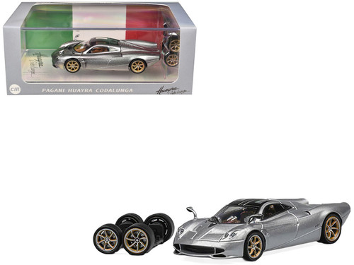 1/64 CM Model Pagani Codalunga (Silver) Car Model