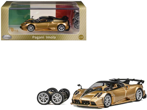 専用 240 1/64 CM Model Pagani Imola (Full Dry Carbon Black) Diecast Car