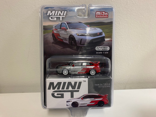 CHASE CAR 1/64 Mini GT 2023 Honda Civic Type R (Chrome