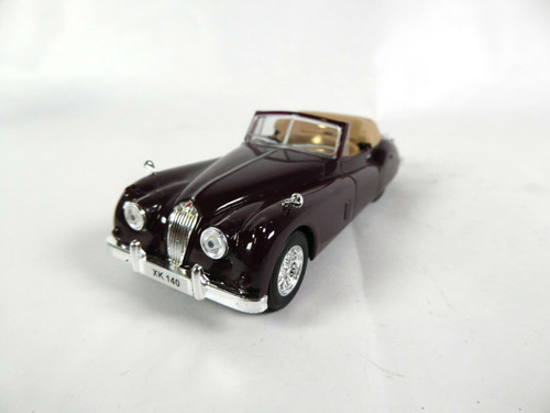 1/43 Jaguar XK140 XK 140 Convertible Roadster (Maroon) Car Model
