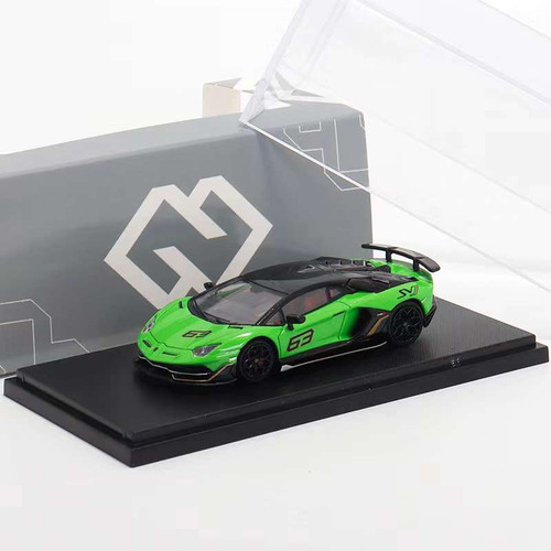1/64 Maxwell Lamborghini Aventador SVJ 63 (Blue) Diecast Car Model