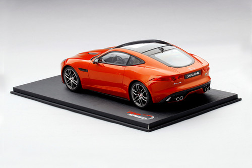1/18 Top Speed Jaguar F-Type FType R Coupe (Firesand Metallic Orange) Resin Car Model Limited