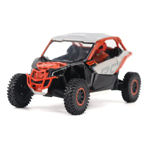 1/32 Diecast Masters Maverick X3 X RC Turbo RR (Chalk Gray & Magma Red) Diecast Model