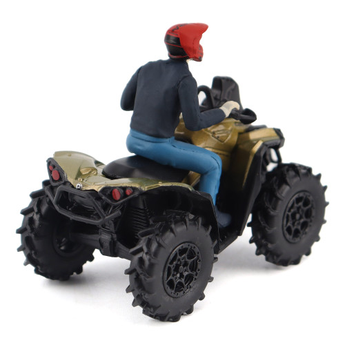 1/32 Diecast Masters Renegade X mr 1000R (Liquid Titanium & Magma Red) Diecast Model