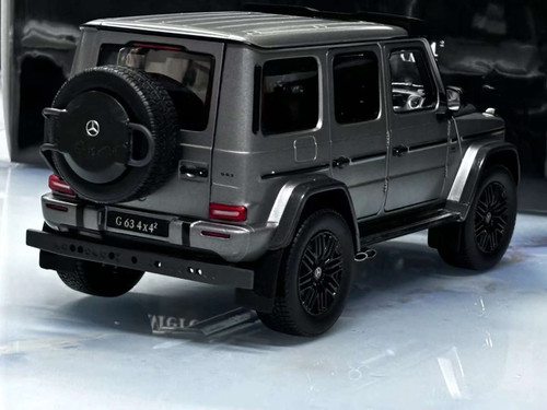 1/18 NZG Mercedes-AMG G63 4x4² (Grey) Diecast Car Model