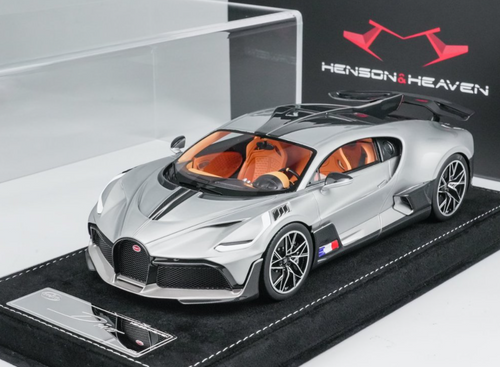 1/18 HH Model Bugatti Divo (Titanium Silver) Resin Car Model Limited