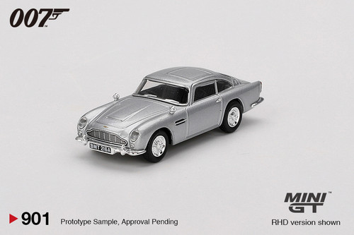 1/64 Mini GT Aston Martin DB10 Spectre (Silver) Diecast Car Model