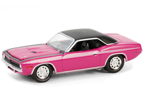 1970 Plymouth Barracuda Moulin Rouge Pink with Black Top (Las