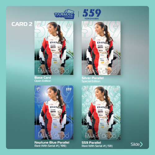 maaya様 1 Pack (4 Cards) Tarmac Works Maaya Orido Special Edition Trading