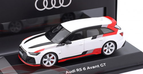 1/43 Dealer Edition Audi RS6 (C8) GT Arkonawhite Car Model