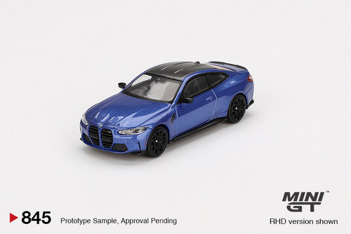 ミニカー MINI GT BMW M4 Yas Marina Blue llic MINI GT 122 BMW