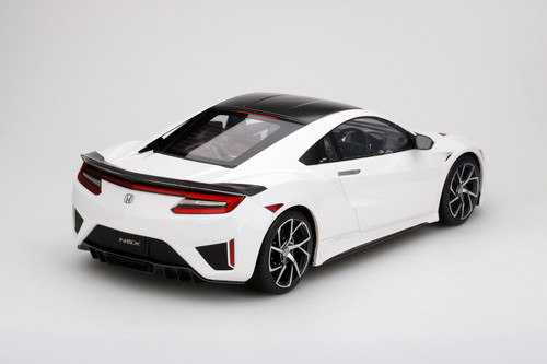 1/12 TSM Honda NSX 130R White w/ Carbon Fiber Package (RHD) Resin Car Model Limited