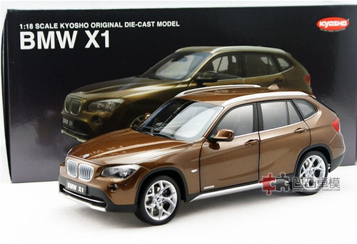 New Old Stock BMW X1 E84, 1:18 Scale Die-Cast Model, Black, Kyosho 08791bk