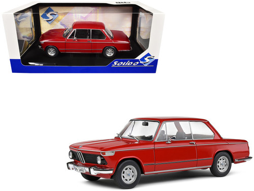 1/18 Solido 1971 BMW 1602 Verona Red Diecast Car Model