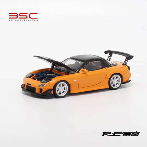 1/64 BSC Mazda RX-7 RX7 FD3S (Orange) Fast & Furious Diecast Car