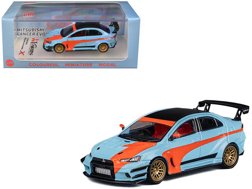 1/64 CM Model Mitsubishi Lancer Evo X Varis (Metalic Red) Diecast