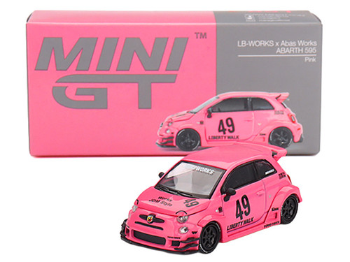 1/64 Mini GT Fiat LB-WORKS x Abas Works Abarth 595 Gara