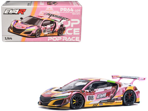 Honda NSX GT3 EVO22 #08 Pink with Graphics 