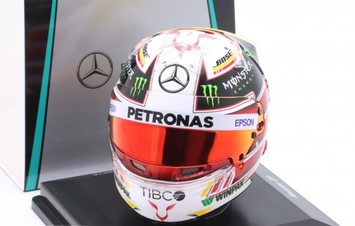 1/5 Spark 2018 Formula 1 Lewis Hamilton Mexican GP F1 World Championship Helmet Model