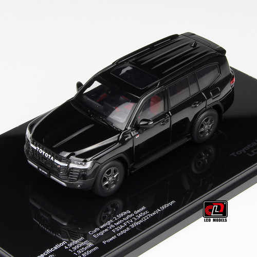 あみ専用ページ 1/43 LCD Toyota Land Cruiser LC300-GR Sport (Black) Full
