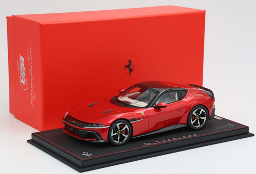 1/18 BBR Ferrari 12 Cilindri Coupe (F1 Red) Car Model Limited 48 Pieces 1/18 BBR Ferrari 12 Cilindri Coupe (F1 Red) Car Model Limited 48 Pieces