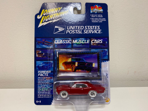 CHASE CAR 1/64 Johnny Lightning 1966 Pontiac GTO USPS (Red