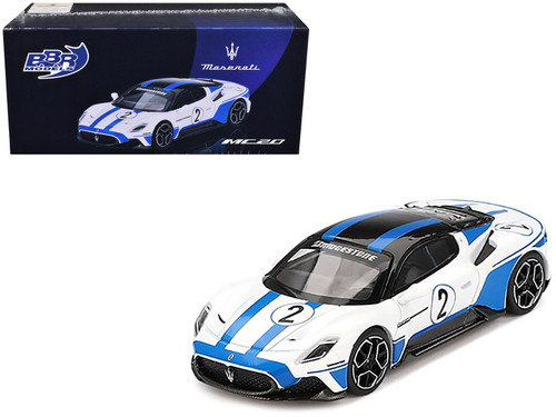 1/64 BBR Maserati MC20 #2 Maserati Performance Experience (White