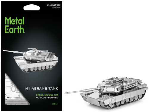 Model Kit American M1 Abrams Tank (Moderate Difficulty) Steel Model by Metal Earth Model Kit American M1 Abrams Tank (Moderate Difficulty) Steel Model by Metal Earth