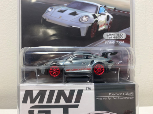 MiniGT Porsche ポルシェ911 GT3 RS チェイス CHASE CAR 1/64 Mini GT Porsche 911 (992) GT3 RS (Chrome