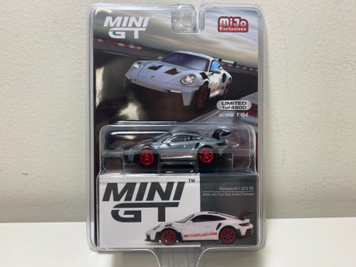 CHASE CAR 1/64 Mini GT Porsche 911 (992) GT3 RS (Chrome Silver