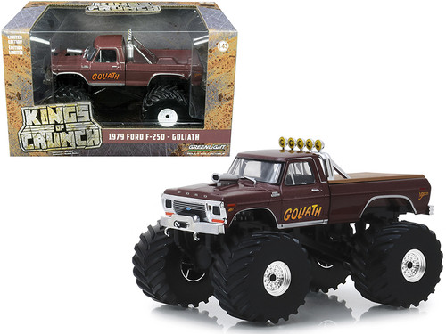 1979 Ford F-250 Ranger Monster Truck with 66-Inch Tires "Goliath" 1/43 Diecast Model Car by Greenlight