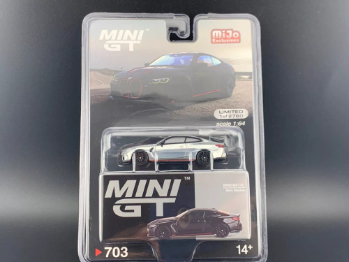 MINI GT BMW M4 BMW M4 コンペティション チェイスカー CHASE CAR 1/64 Mini GT BMW M4 M-Performance (G82) Silver
