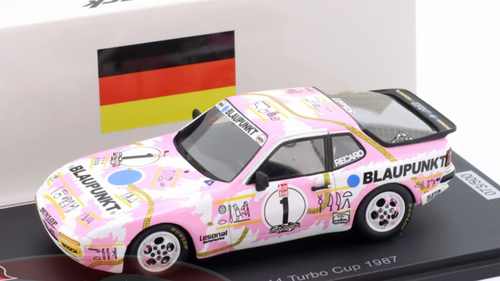 1/43 Spark Porsche 944 Turbo Cup No.8 French Champion 1988 1/43 Spark Porsche 944 Turbo Cup No.8 French Champion 1988