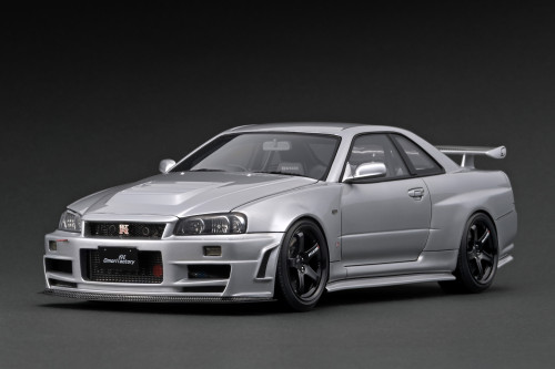 1/18 Ignition Model R34 GT-R Nismo Z-tune Prototype (Silver) White